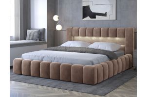 Upholstered bed 180x200 - Lamica (With storage box)
