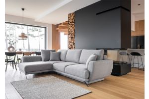 Corner sofa - Larde (Pull-out bed with storage box)