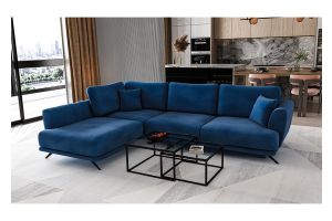 Corner sofa - Larde (Pull-out bed with storage box)