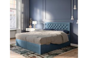 Boxspring bed 160x200 - Bloom (With storage box)