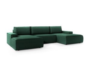 U shape sofa - Sherwood (Pull-out bed with storage box)