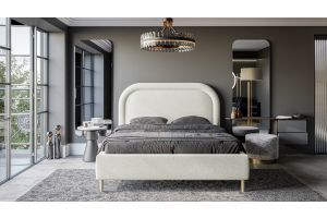Upholstered bed 160x200 - Melany