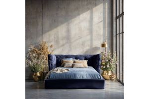 Upholstered bed 180x200 - Peony