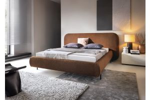 Upholstered bed 160x200 - Pointt (With storage box)