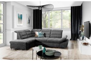 Corner sofa - Roma (Pull-out bed with storage box)
