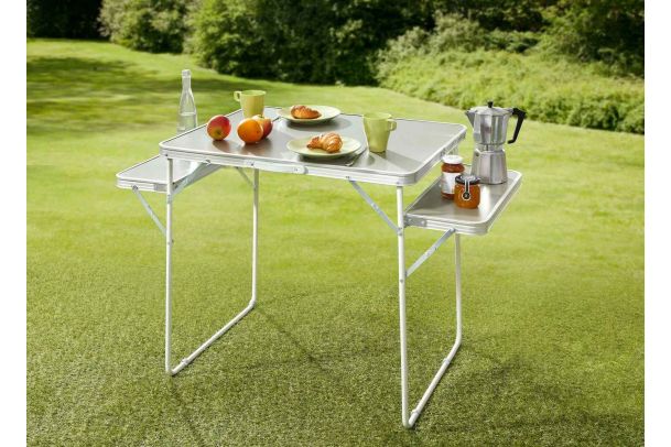Уличная Мебель - Camping table with 2 shelves