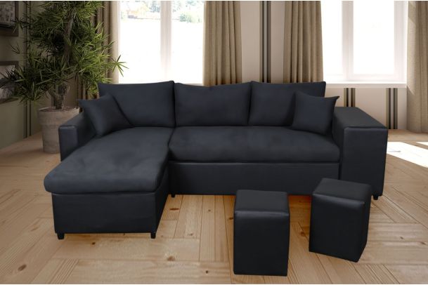 Corner sofa - Golf Plus (Pull-out bed with storage box)