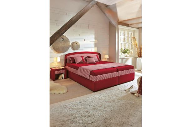 Boxspring bed 140x200 - Astrid (With storage box)