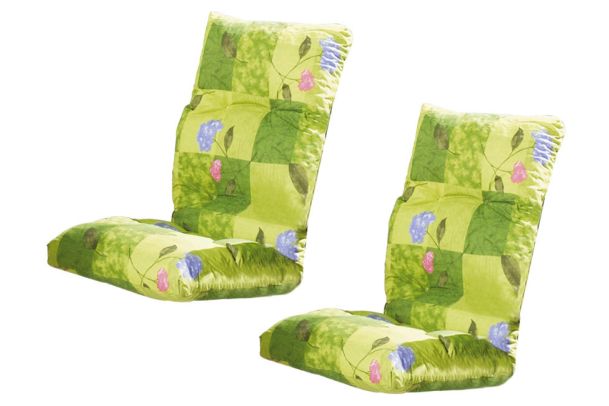 Уличная Мебель - Comfortable cushions with button stitching - set of 2