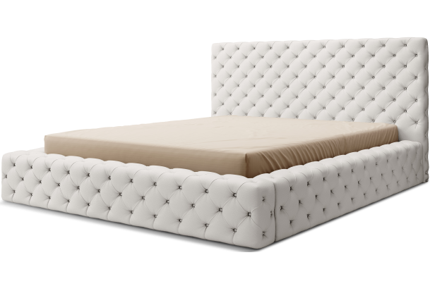 Kровать с обивкой - Bed Princce, metal frame, gas lift, bedding box (C ящиком для белья)