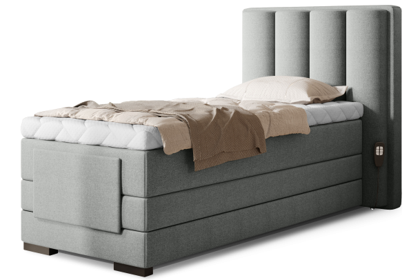 Boxspring bed 90x200 - Veros 90x200 (Pull-out bed)
