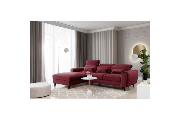 Corner sofa - Foble (Pull-out bed with storage box)