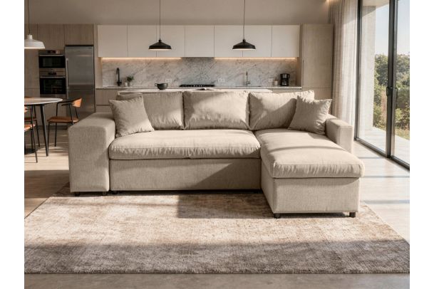 Corner sofa - Golf Plus (Pull-out bed with storage box)