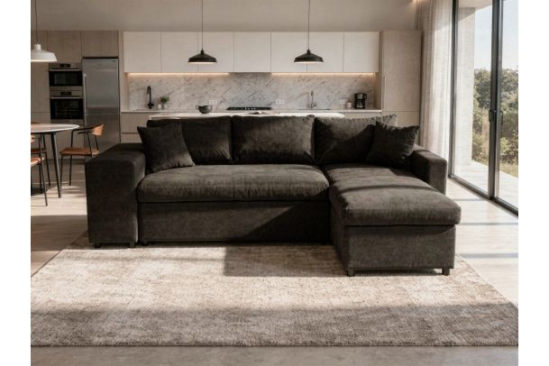 Corner sofa - Golf Plus (Pull-out bed with storage box)