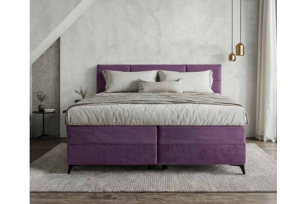 Boxspring bed 160x200 - Bonita (With storage box)