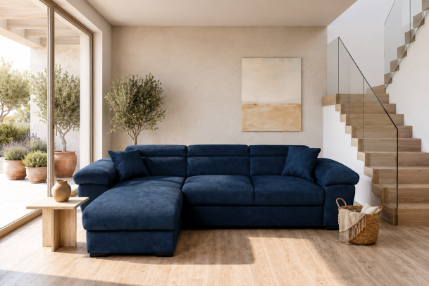 Corner sofa - Como (Pull-out with storage box)