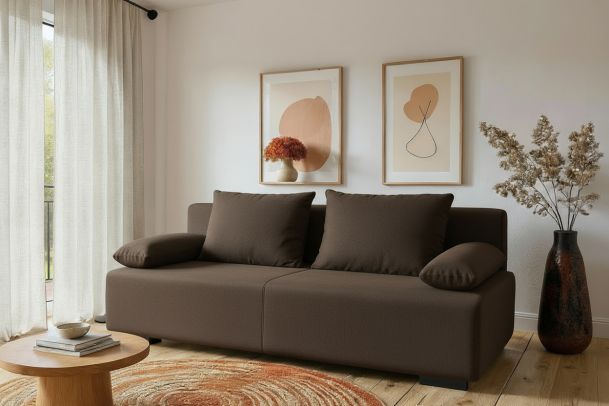 3 seat sofa - Georgia (Pull-out bed with storage box)
