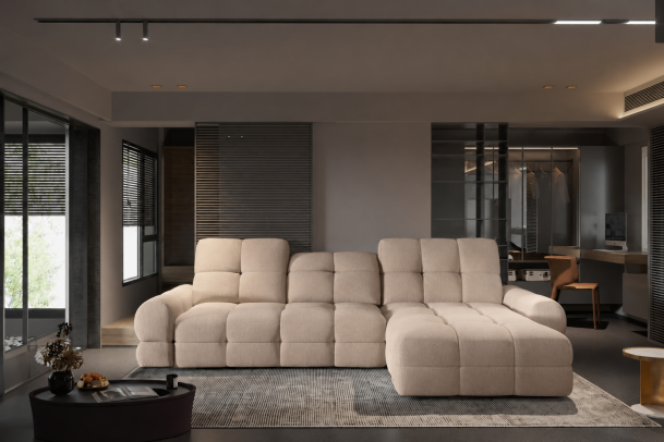Corner sofa - Tollo (Pull-out bed with storage box)
