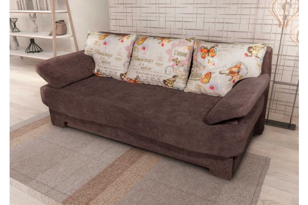 3-местный диван - Dino (grey) (Pаскладной с ящиком для белья)