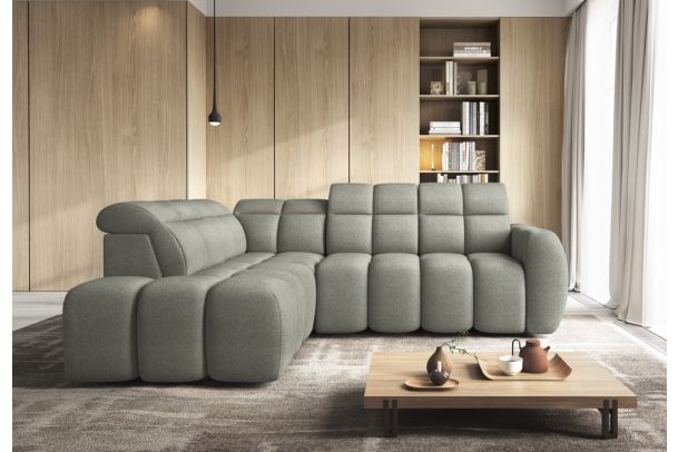 Corner sofa - Falconn (Pull-out bed with storage box)