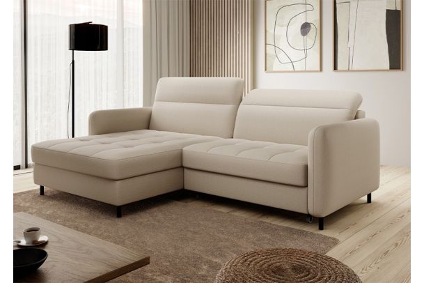 Corner sofa - Gomsi (Pull-out bed with storage box)