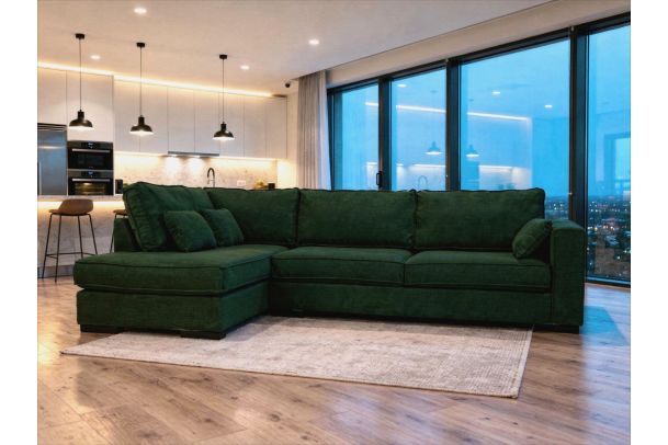 Corner sofa - Brussels (green)