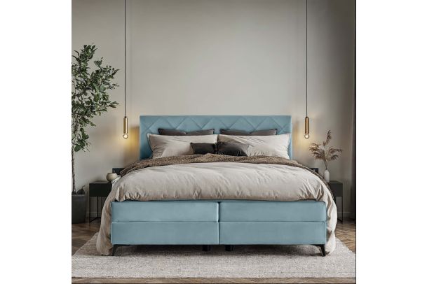 Boxspring bed 160x200 - Gusto (With storage box)