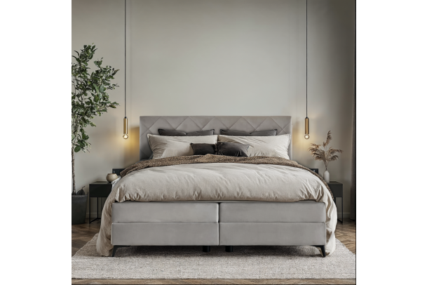 Boxspring bed 140x200 - Gusto (With storage box)