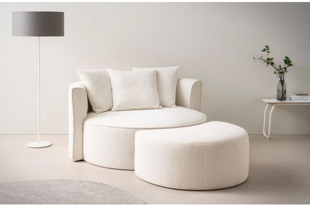 Креслo - Isalie Love Chair with footstool