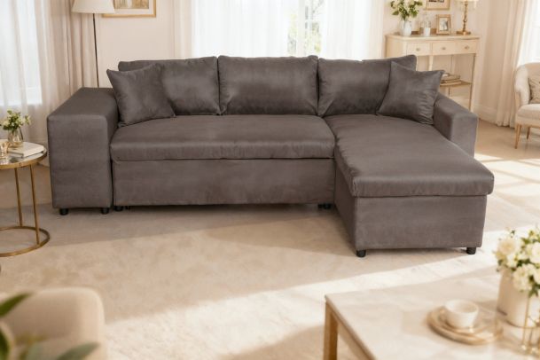 Corner sofa - Golf Plus (Pull-out bed with storage box)