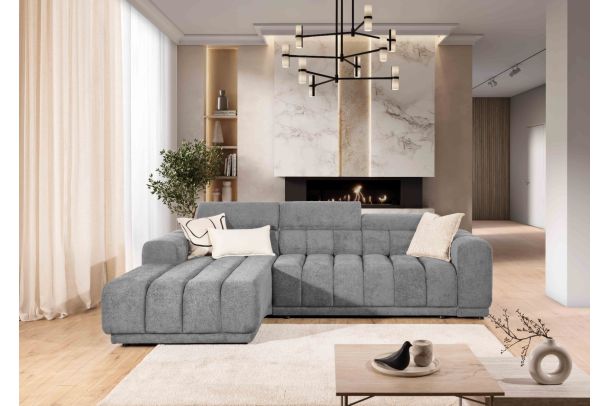 Corner sofa - Augusto (Pull-out with storage box)