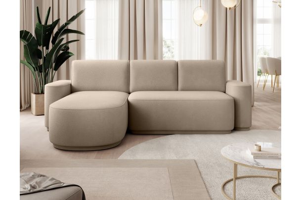Corner sofa - Aurumn (Pull-out with storage box)