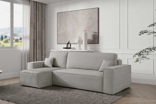 Ecksofa - Karl (Pull-out with storage box)