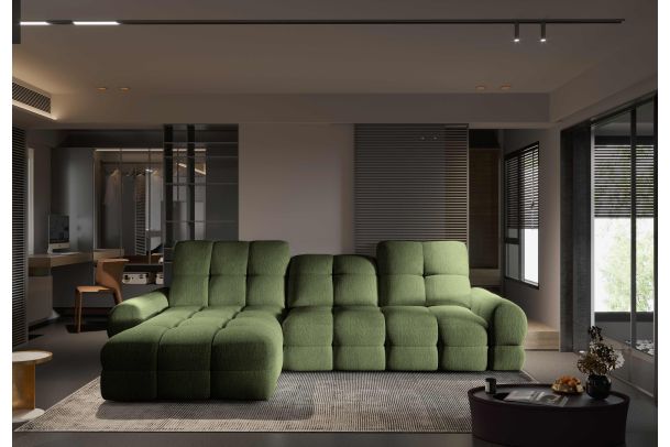 Corner sofa - Tollo (Pull-out bed with storage box)