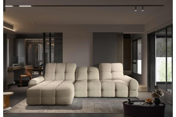 Corner sofa - Tollo (Pull-out bed with storage box)