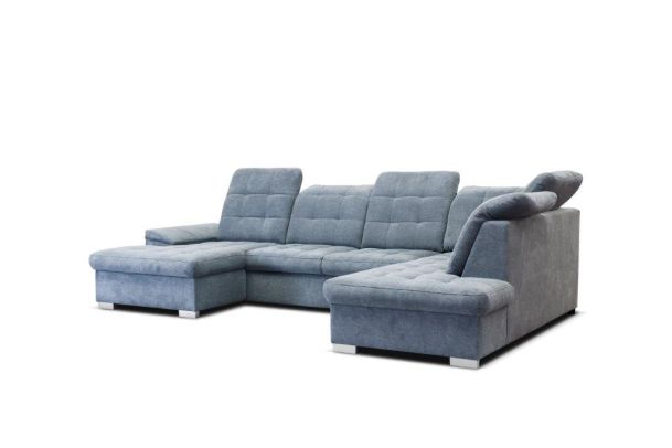 Καναπές σε σχήμα U - Nicole (Συρόμενο με κουτί αποθήκευσης)