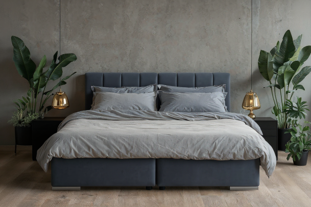 Boxspring bed 180x200 - Orio (With storage box)