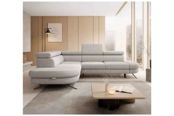 Corner sofa - Otis (Pull-out bed with storage box)