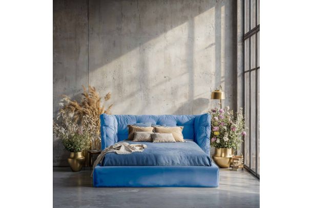 Upholstered bed 180x200 - Peony