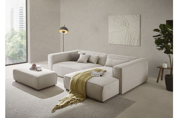 Corner sofa - Piara XXL with footstool