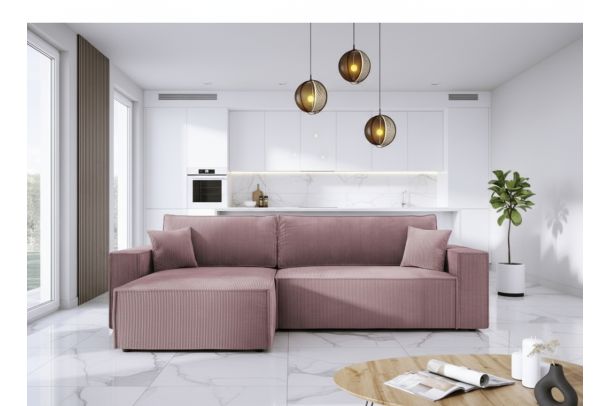 Corner sofa - Ivo (Pull-out with storage box)