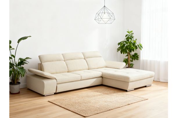 Corner sofa - Primo (Pull-out bed with storage box)