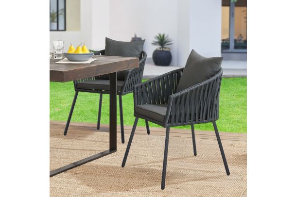 Уличная Мебель - Garden set of 2 rope chairs