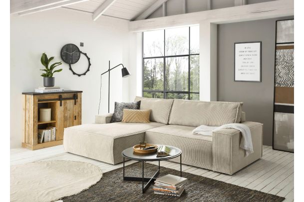 Corner sofa - Sherwood (Pull-out with storage box)