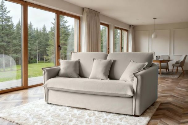 2 seat sofa - Sunny (taupe) (Pull-out bed)
