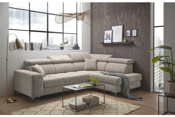 Corner sofa - Sydney (Pull-out bed with storage box)