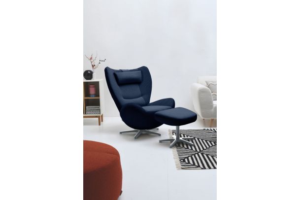 Chair - Tom Tailor with footstool