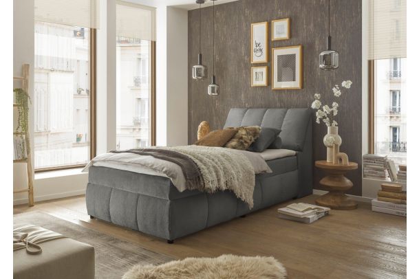 Boxspring bed 120x200 - Valencia (With storage box)