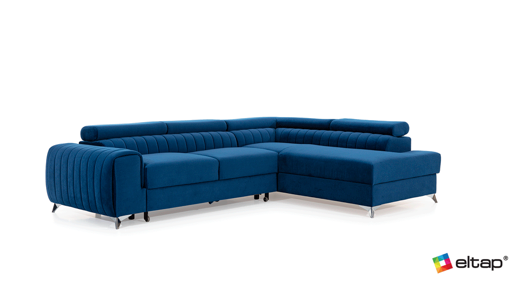 Corner sofa - Laurence (Pull-out with storage box)